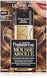L'Oreal Paris Superior Preference Mousse Absolue Hair Color - 630 Lightest Golden Brown (Pack of 2)