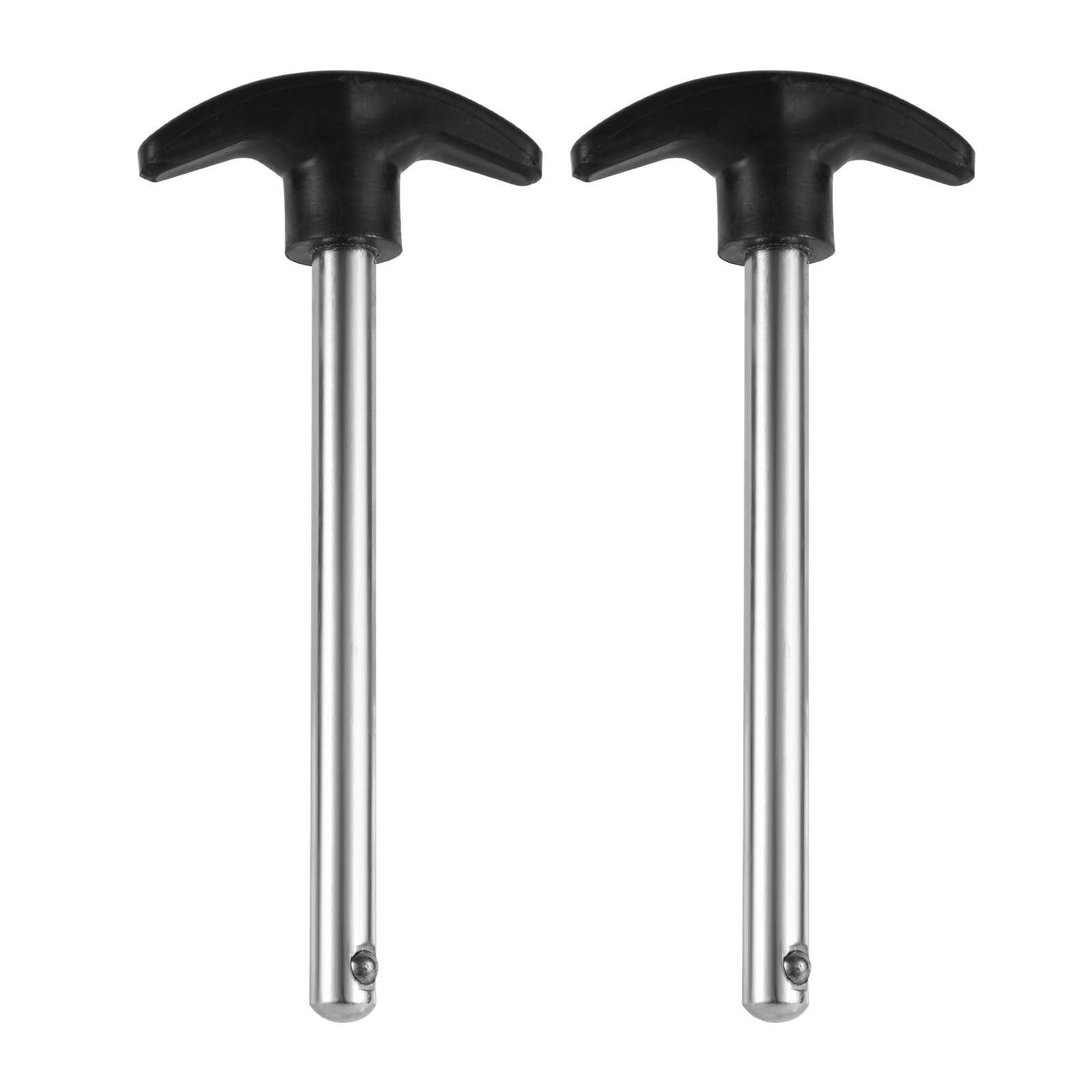 NQEUEPN 2pcs Weight Stack Pin, Pin Tensile 3/8 Inch Diameter 4.4 Inch Locking Space Weight Lifting Machine Pins Weight Stack Replacement Pin Universal Home Gym Exercise Machine Parts & Accessories