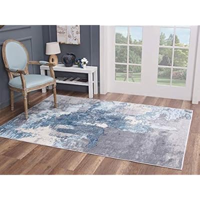 LUXE WEAVERS Rug – Abstract Area Rug for Living Rooms, Bedrooms, Dining Area, Polypropylene Fibers, Medium Pile, Soft… 51gRfXcSWWL