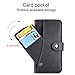 Essential Ph-1 Case, Essential Phone Wallect Case, [Wallet Stand] Flip Magnetic 6 Cards Slot/Cash Pocket PU Leather Cover with Wrist Strap and Oil Edge Making for Essential Phone PH-1 (Black)