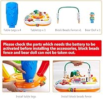 musical railway learning table