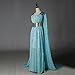 Mycos Game of Thrones Daenerys Targaryen Mother of Dragons Blue Cosplay Dress Costume, Small, Blue