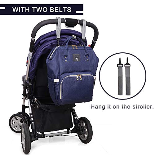Backpack Baby Diaper Bags, Mooedcoe 7 Gallon Spacious Waterproof Travel