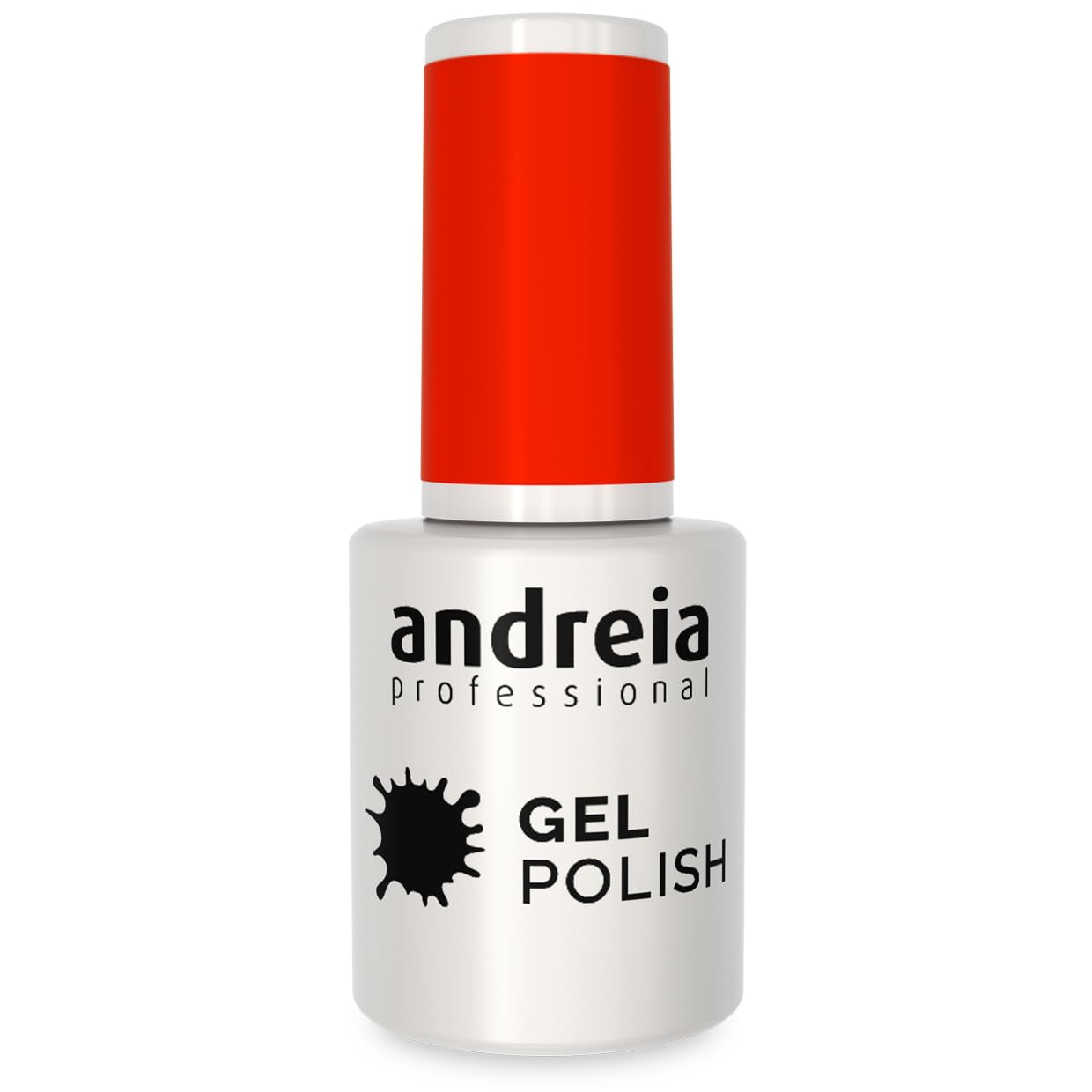 Andreia Semi-Permanent Nail Gel Polish for UV/LED Lamp - Intense Shine and 4 weeks Lasting Manicure Nail Gel Varnish - Colour 293 Neon Coral Red 10.5 ml