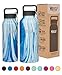 Healthy Human Stainless Steel Water Bottle | Double Walled Vacuum Insulated Water Thermos for Adults | Eco-Friendly Travel Bottles with Leak Proof Lid (Ocean Tide, 32 oz/ 946 ML)