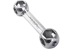 Leadigol Bike Repair Tool Hexagon Wrench,Hexagon Spanner Hex Wrench Bicycle Bone Shape Wrench,Multifunction Wrench Tool for Mounting Cycling