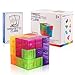 D-FantiX Magnetic Toys Magnetic Building Blocks 3D Puzzle Cube Stress Relief Toys Brain Teaser 7 Shapes Magnetic Blocks Bricks Intelligence Developing Toys Games for Kids Adults