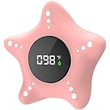 LEDFAAH Baby Bath Thermometer Safety, Auto On & Off Bathtub Thermometer Floating Toy, Digital Bathing Water Temperature Warni