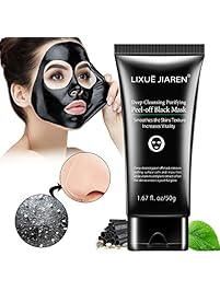 Vassoul Blackhead Remover Mask, Purifying Peel-off Mask with Activated Charcoal Deep Pore Cleanse for Acne