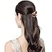 Dpijer 7 PCS Hair Scrunchies Velvet Elastics Scrunchy Bobbles Soft Hair Bands Hair Ties Ponytail Holder Hair Accessories for Women Girls,Random Color