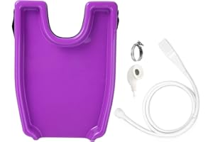 GENERIC STYLANCE Hair Washing Tray & Sink Sprayer Rubber Hose, Contoured to fit Neck Comfortably and Rest on client's Shoulders for Easy shampooing, Hair washing tray for sink at home (Roseo)