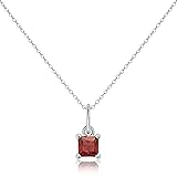 Tocara January Garnet Birthstone Necklace for
