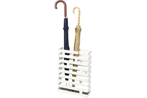 Yamazaki Home Umbrella Stand - Storage for Umbrellas & Walking Canes Steel One Size hite