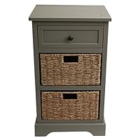Décor Therapy End Table, Antique Gray