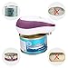 Smooth Edge Electric Can Opener with One Button Start & Auto Stop (Purple)