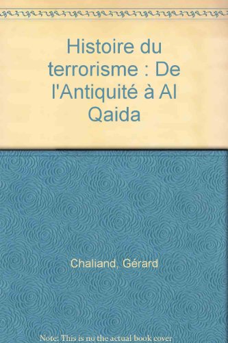 Histoire du terrorisme