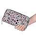 Mumeson Boho Style Women Travel Wallet Long Coin Purse Clutch Cell Phone Case, P2816, One Size