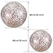 Chuangdi 4 Pieces Glitter Beach Ball Confetti Beach Ball Inflated Party Ball for Summer Beach Favor (16 Inch-3 Pieces, 24 Inch-1 Piece)