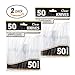 [100 Clear Knives] Plastimade Disposable Heavy Duty Plastic Cutlery,Great for Every Day Use, Home, Office, Party, Picnics, or Outdoor Events,