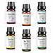USDA Organic Essential Oils (Set of 6 10 ml) Natural Aromatherapy for Diffuser | Therapeutic Stress Relief & Relaxation Mothers Day Gift Set | Lavender Peppermint Tea Tree Lemon Orange Eucalyptus