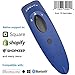 SOCKET Scan S700, 1D Barcode Scanner, Blue & Charging Dock (CX3465-1933)