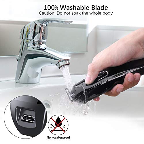 GOOLEEN Beard Trimmer for Men Cordless Mustache Trimmer Hair Trimmer 11 in 1 Grooming Trimmer Kit for Nose Ear Facial Hair Precision Trimmer Hair Clippers Body Groomer Waterproof USB Rechargeable - Thumbnail 6