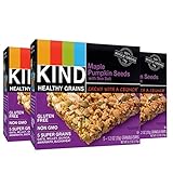 KIND Healthy Grains Granola Bars, Maple Pumpkin Seeds with Sea Salt, Gluten Free, 1.2oz Bars, 15 Count