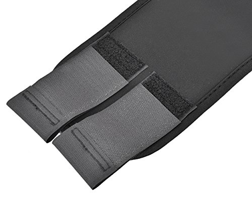 Ace Select 3 Pieces Adjustable Leg Correction Band for O Type Leg and X Type Leg - Black - X-Large