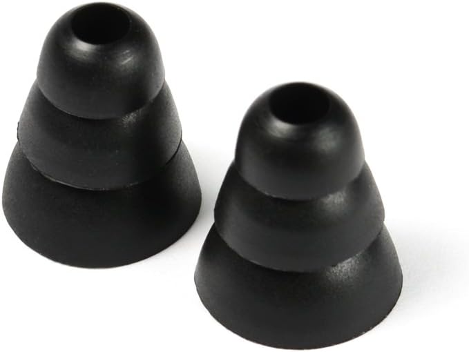 10 Replacement Earbud Tips for Monster Beats, iBeats,Tour, Urbeats se, Urbeats, Powerbeats （Not for PowerBeats 2 Wireless）, Heartbeats, Diddybeats in-Ear Headphones (Black, Triple Flange Large)