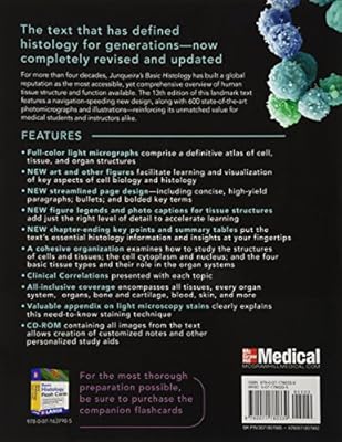 Junqueira's Basic Histology: Text and Atlas, Thirteenth Edition