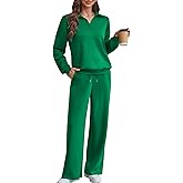 Braroz Womens Trendy 2 Piece Outfits Lounge Sets Matching Airport Travel Vacation Sweatshirt Sweatsuits