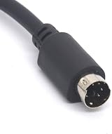OpenII PS/2 to AT Keyboard Adapter 6 Pin Mini Din to 5 Pin MIDI Female view 3