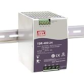 Three Phase Industrial DIN Rail Power Supply, 24V 20A 480W