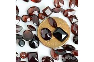 GM GEMMART USA 50+ Carats of Real Natural Red Garnet Mix Gemstones Lot in Mixed Shapes and Sizes. Grade A quality, Incredible Wholesale Price. Prepared exclusively by GemMartUSA by Gem Mart Usa