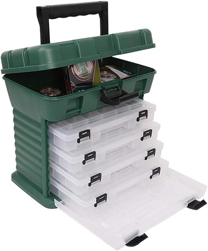 Amazon Com Headytidy Fishing Tool Box With 4 Drawers Utility