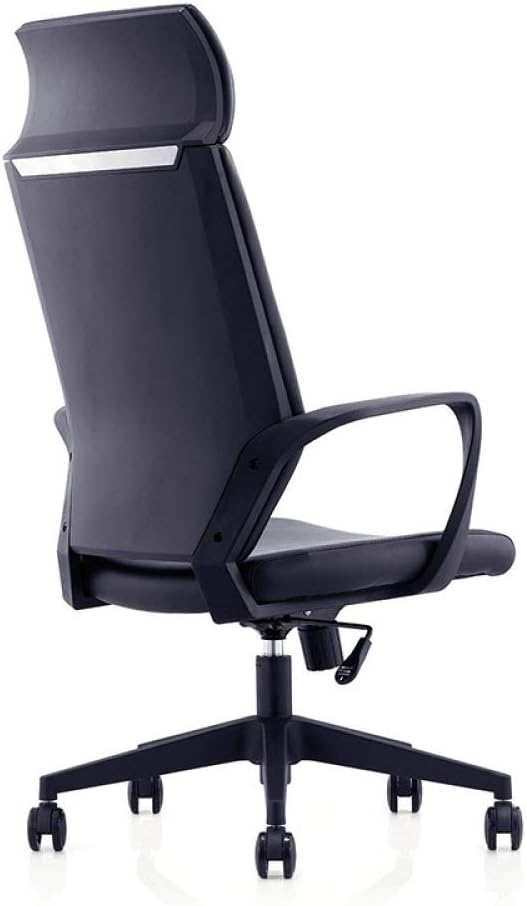 LIXIAO Office Chair, Home High Back Modern Ergonomic Design Leather Rotating Office Chair,Black