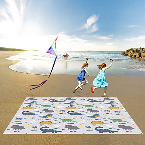 High Chair Splat Floor Mat by CLCROBD, 51" Waterproof Anti-Slip Food Splash Spill Mess Mat, Washable Portable Picnic Play Mat and Table Cloth for Arts and Crafts