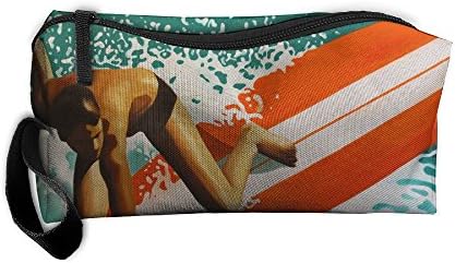 Portable Travel Storage Bags Surfing Life Clutch Wallets Pouch Coin Purse Zipper Holder Pencil Bag,kits Medicine And Makeup Bags