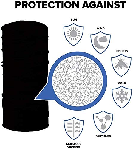 Neck Gaiters for Men and Women Neck Gaiter Scarf Headwear Face Mask Seamless Bandana for Rave Face Bandana Dust Wind UV Sun Protection Headwear Festival Party Riding Hunting Outdoor