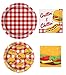 Unique Burger BBQ Picnic Party Supplies Bundle | Large Red Gingham Paper Plates and Luncheon Napkins | Small Plates & Napkins in Images no Longer Included