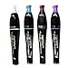 Waterproof blue purple black green brown mascara charming longlasting makeup (Purple)