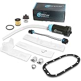 QFS Fuel Pump w/Regulator, Tank Seal & Filter for 2004-2017 Harley-Davidson Dyna Models, Replaces 75246-04A, Restores OE Performance