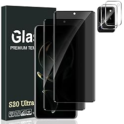 2+2Pack Galaxy S20 Ultra Privacy Screen Protector