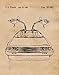 Original DeLorean Patent Poster Prints, Set of 2 (11x14) Unframed Photos, Wall Art Decor Gifts Under 20 for Home, Office, Studio, Garage, Man Cave, College Student, Teacher, Comic-Con & Movies Fan