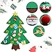Felt Christmas Tree, 3ft DIY Christmas Tree with 32pcs Ornaments Door Wall Hanging Xmas Gifts for Kids Christmas New Year Decoration