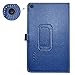 MediaPad T3 7.0 Case,Mama Mouth PU Leather Folio 2-Folding Stand Cover with Stylus Holder for Huawei MediaPad T3 7.0 Inch Tablet,Dark Blue