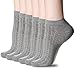 Low Cut Socks for Women,Short Cotton Womens Ankle No Show Black White Socks