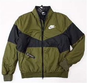 Amazon Co Jp Nike ナイキ Syn Fill Bomer シンセティック フィル 中綿ボマージャケット ボンバージャケット L 176 1cm 国内正規品 Cd9235 カーキ ブラック スポーツ アウトドア