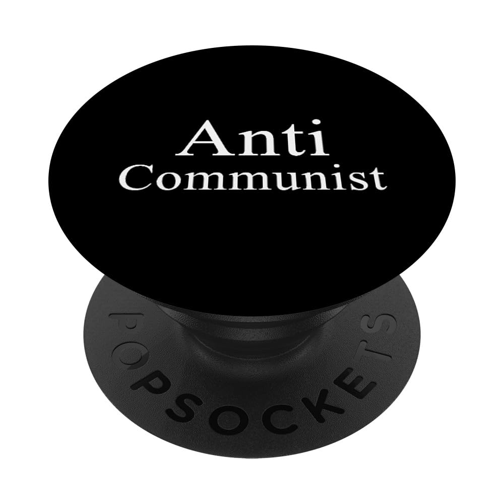 Anti Communist Political Statement Free Market Capitalism PopSockets Adhesive PopGrip