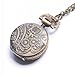 81stgeneration Women's Brass Vintage Style Roman Numerical Pocket Watch Chain Pendant Necklace, 78 cm